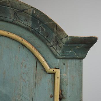 A Swedish polychrome-painted cabinet from Jämtland, presumably painted by Pehr Sundin (1760-1827).