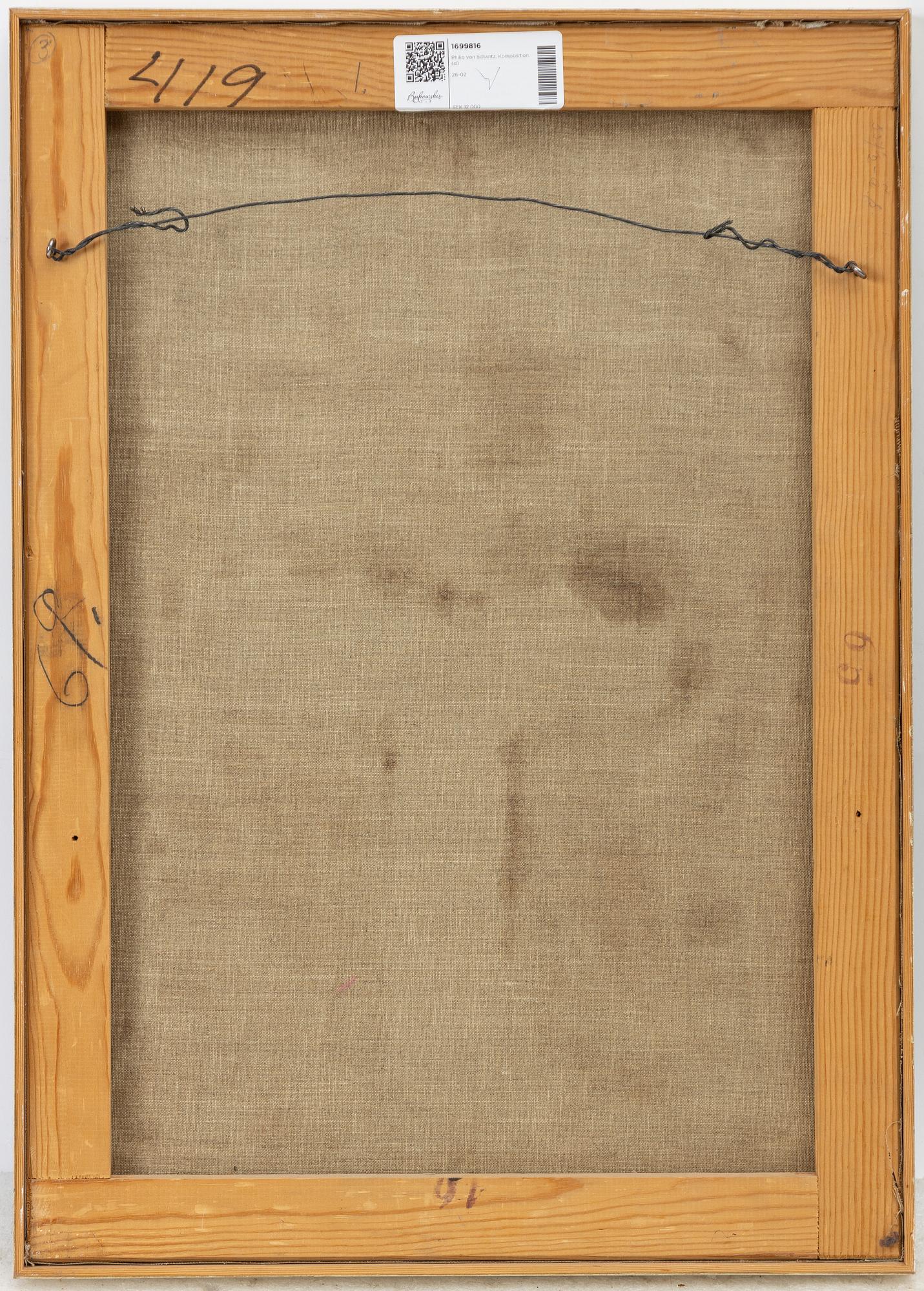 Philip von Schantz, Komposition.