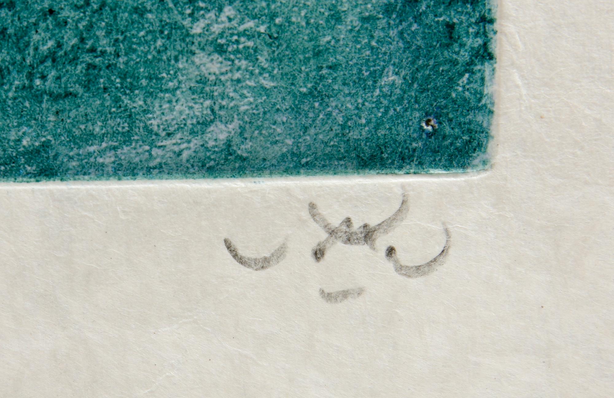 ROBERTO MATTA, färgetsningar, 3 st, sign och numr 10/100.