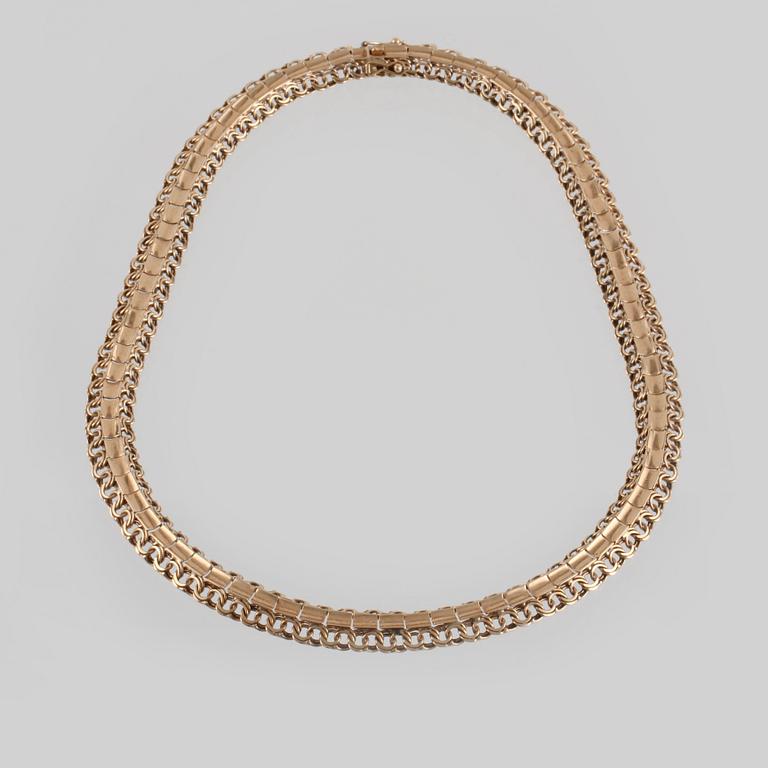 HALSLÄNK, 14K guld, utländska stämplar. Vikt 31,3 gram.