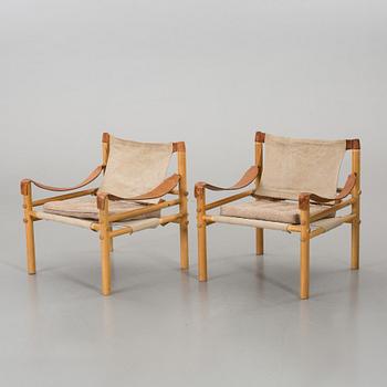 ARNE NORELL, A PAIR OF ARMCHAIRS "SIROCCO" FROM THE SECOND HALF OF 20TH CENTURY.