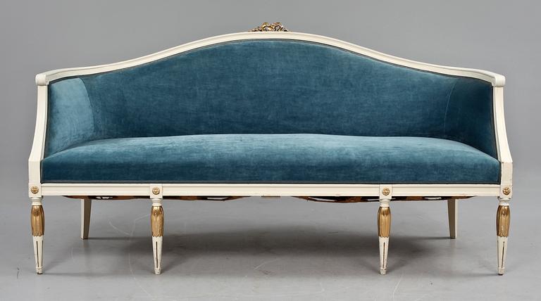 SOFFA, gustaviansk/sengustaviansk stil, Bodafors, 1900-talets mitt.