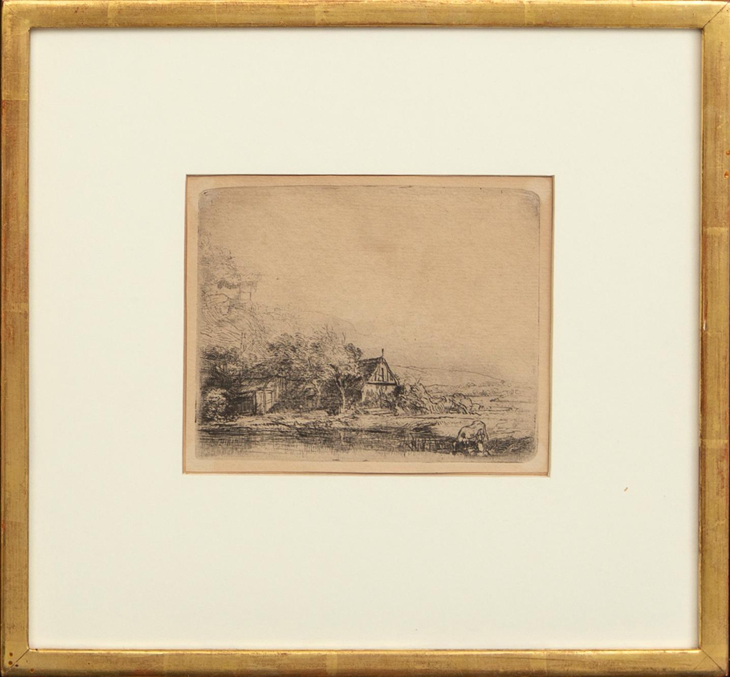 Rembrandt Harmensz van Rijn, etsning, senare avdrag.