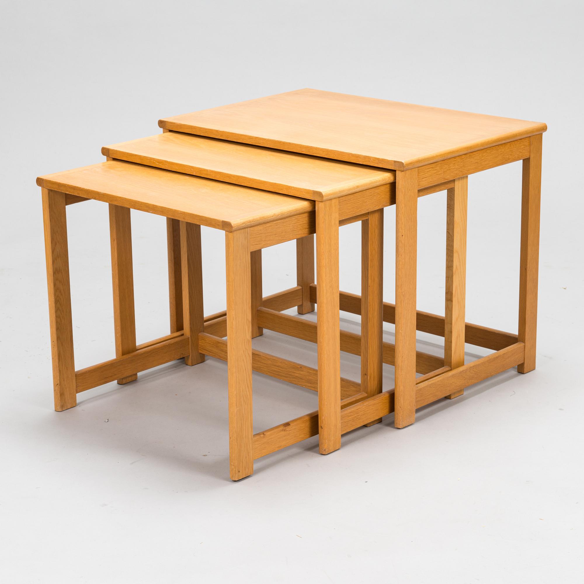 Satsbord, 3 delar, 1950-60-tal.