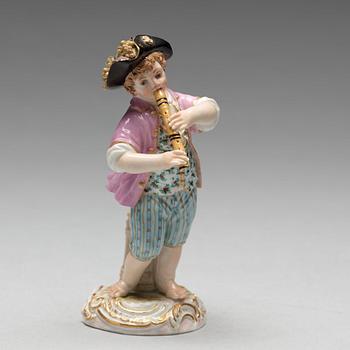 FIGURIN, porslin. Meissen, 1800-talets andra hälft.