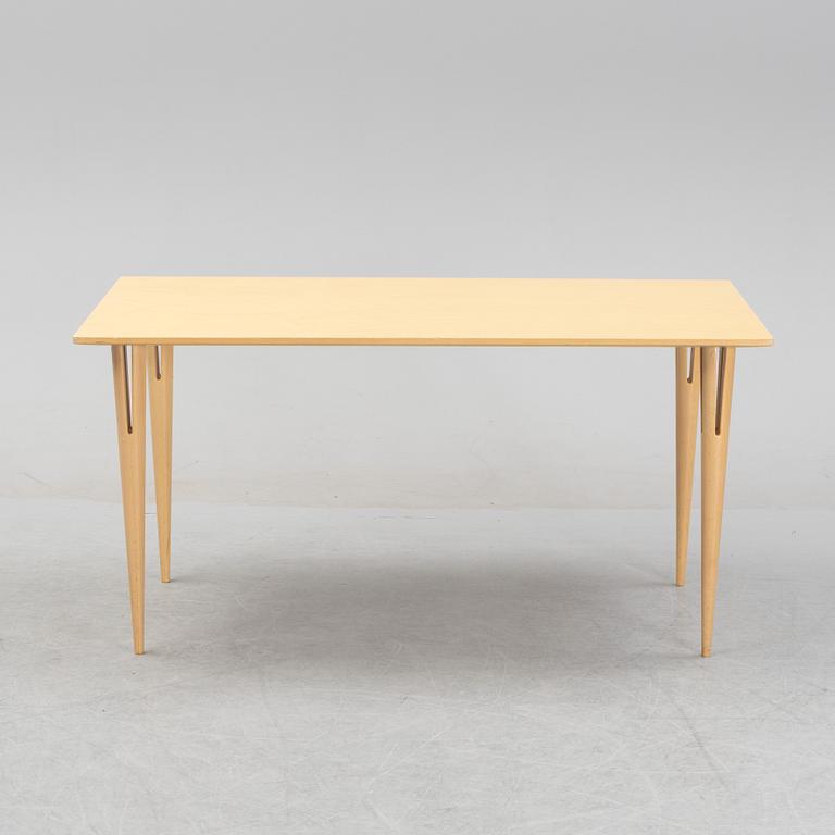 Bruno Mathsson, a birch-veneered dining table from Bruno Mathsson International.