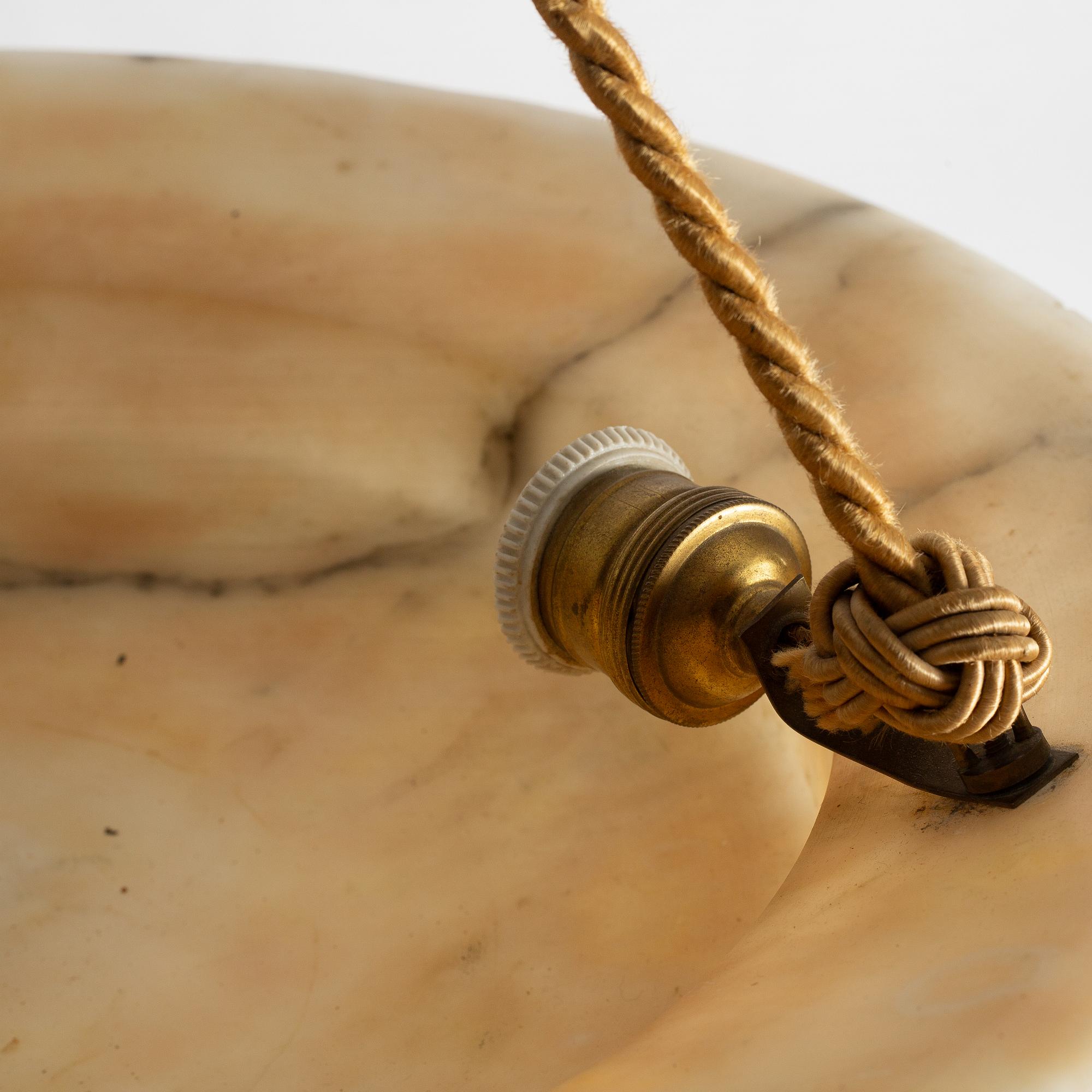 Takampel, alabaster, 1920-tal.