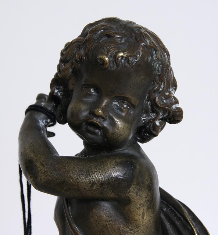 SKULPTUR, gulmetall, 1900-tal.