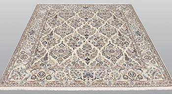 Matta, Figural Nain part silk s.k 9 LAA, ca 230 x 197 cm.