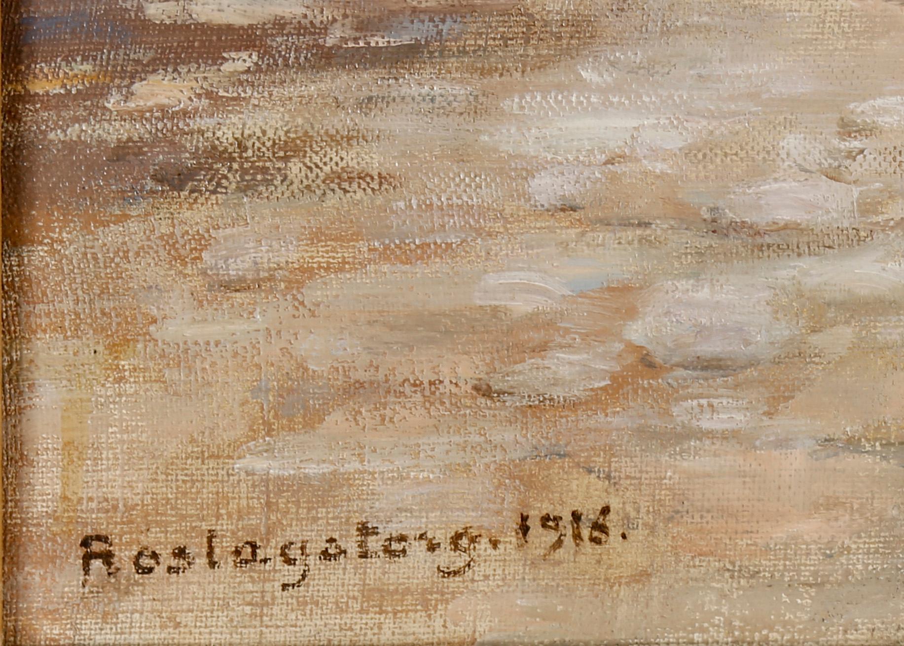 FRANS WILHELM ODELMARK, olja på duk, signerad, daterad 1918.