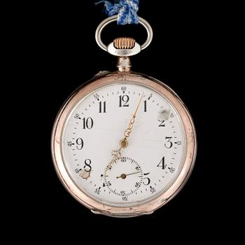 FICKUR, låghaltigt silver,1900-talets första hälft.