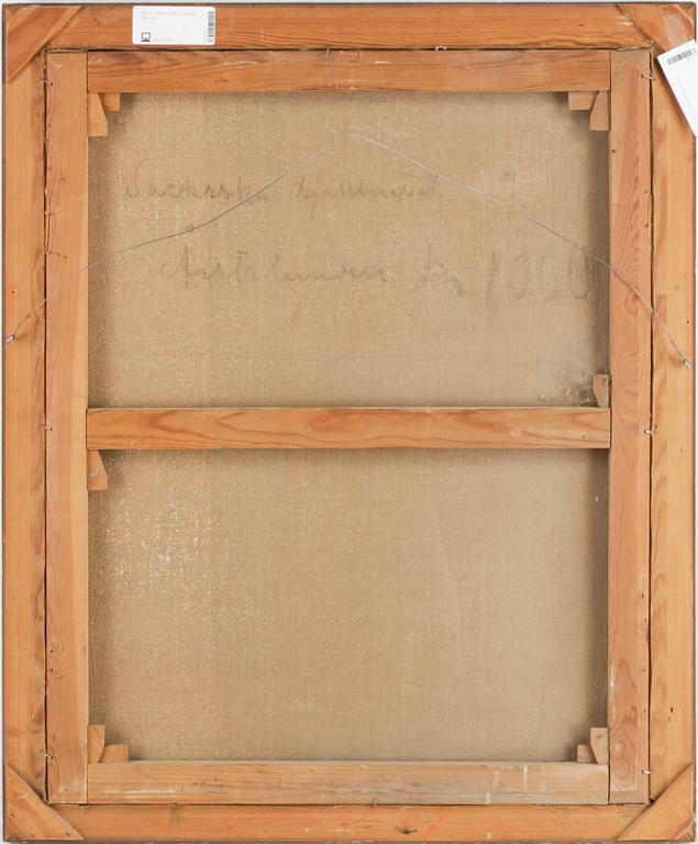 ARON GERLE, olja på duk. sign.