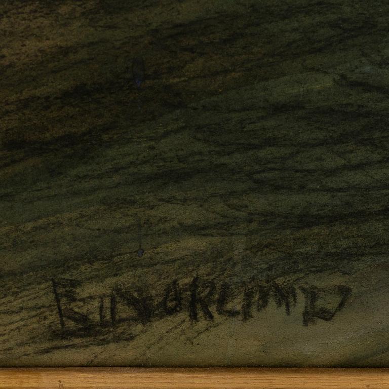 ERNST NORLIND, blandteknik, signerad E. Norlind.