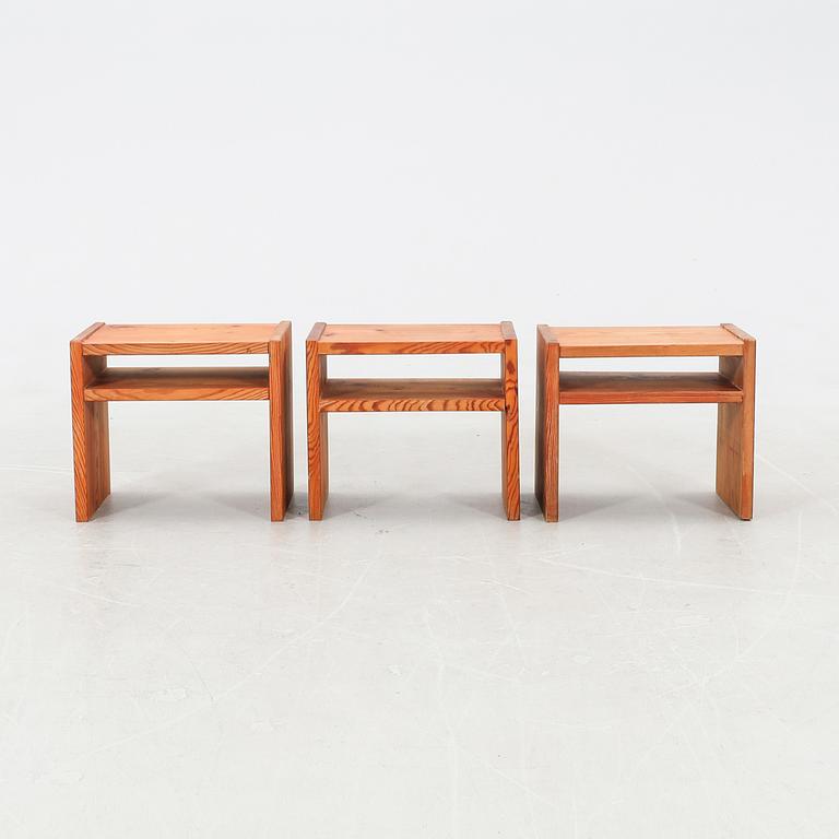 Sängbord/sidobord 3 st 1970-tal.