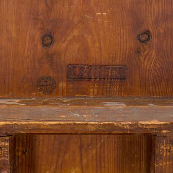 FÄLLBORD, av Jacob Sjölin (mästare i Köping och Kungsör 1767-1785).