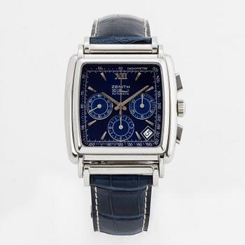 ZENITH, El Primero, 'Class 4', wristwatch, chronograph, 37 x 34 (50) mm.