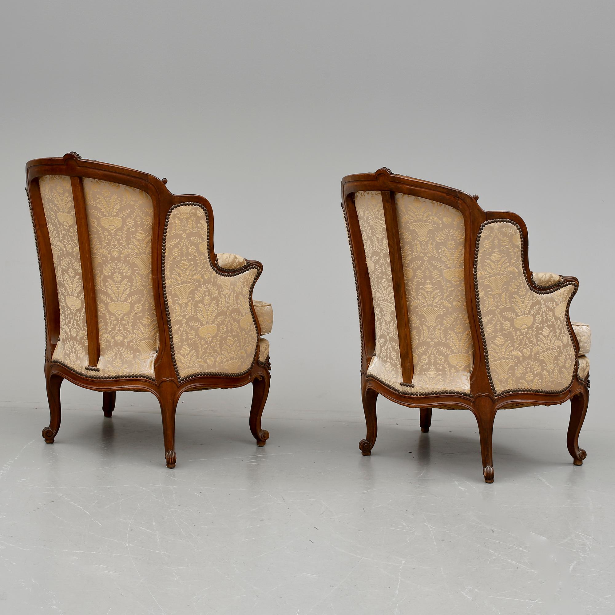 BERGERER, ett par, Louis XV-stil, 1900-tal.