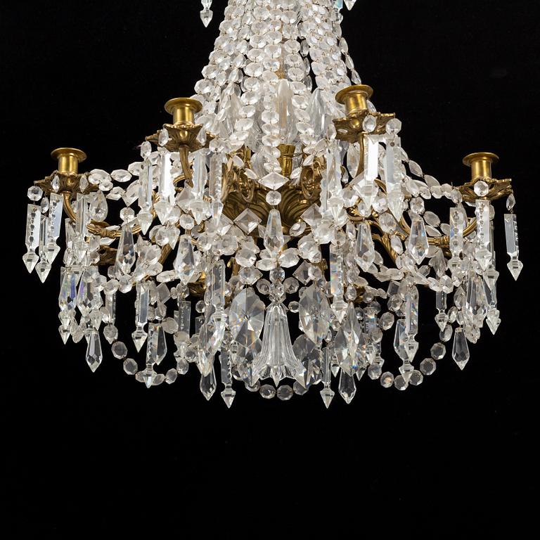 A late 19th Century chandelier.