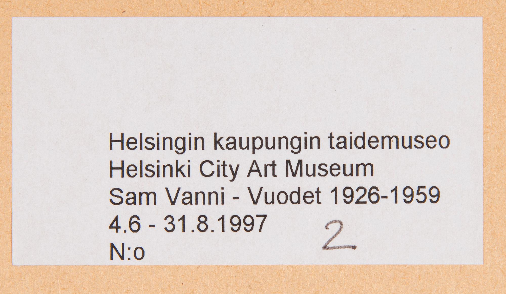 Sam Vanni, Juutalaiset häät.