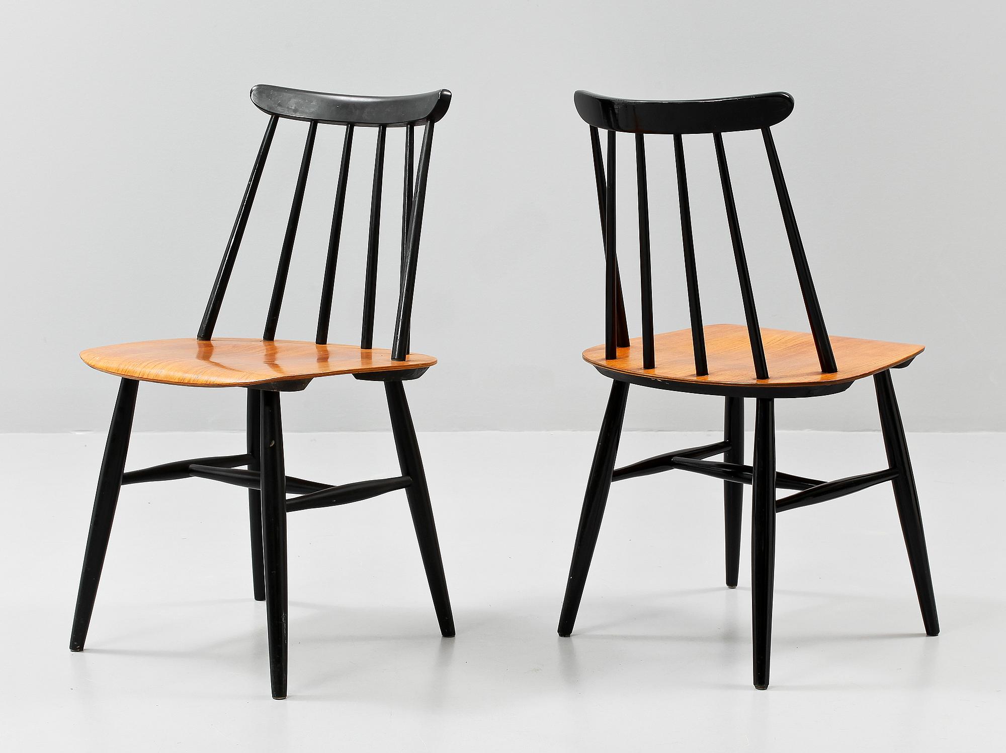 STOLAR, 6 st, "Fanett", Ilmari Tapiovaara, Edsbyverken, 1900-talets andra hälft.