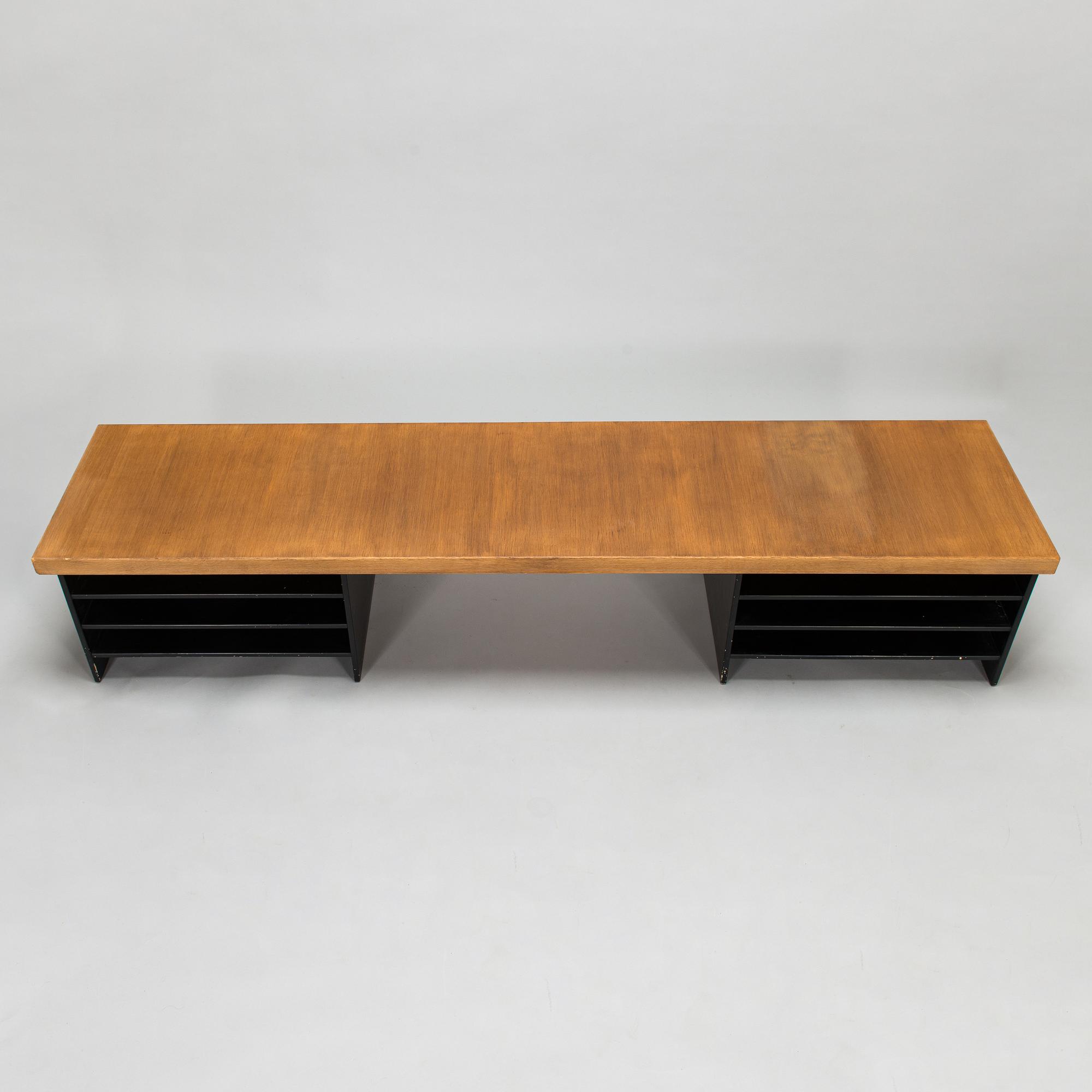 Carl Gustaf Hiort af Ornäs, A mid-20th-Century "TV-bench" for HMN Huonekalu Mikko Nupponen, Lahti, Finland.