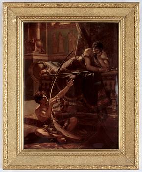 GLASTRYCK, motiv efter Julius Kronbergs original från 1885.