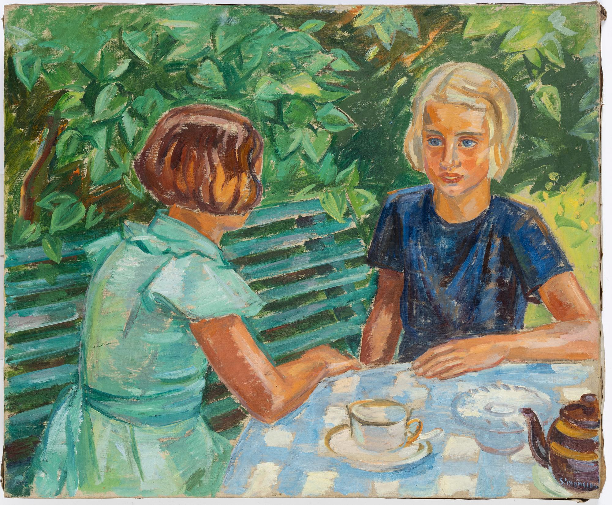 Birger Simonsson, oil on canvas, signed.