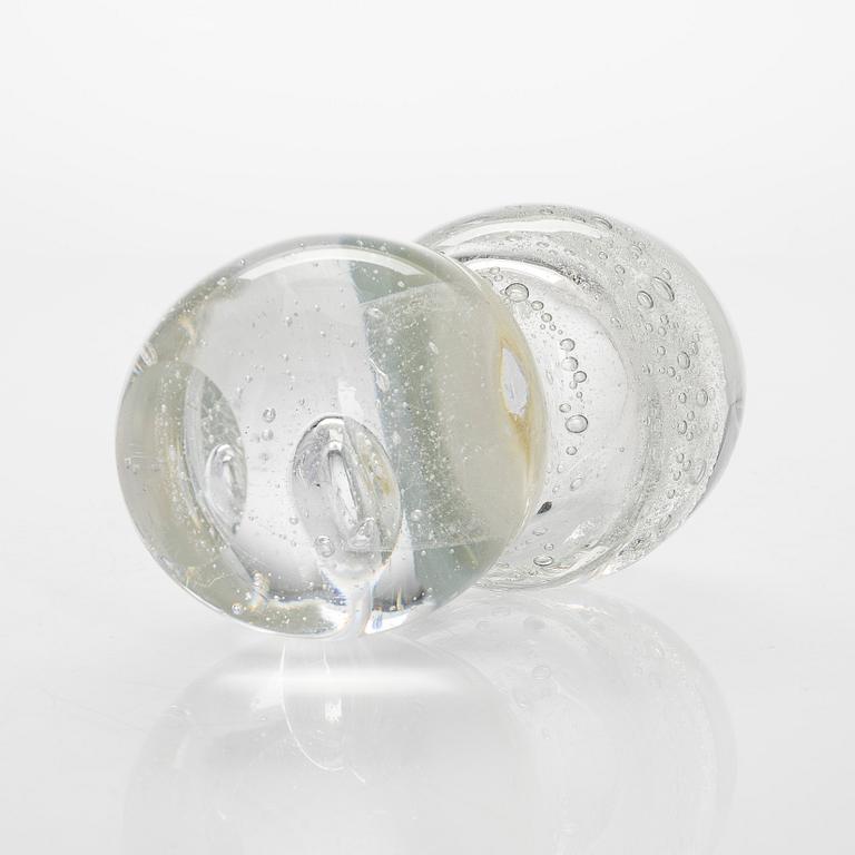 Tiina Nordström, konstglas, signerad Tiina Nordström, Iittala 1992.