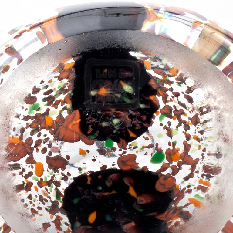 VAS, glas, "Höst", Vicke Lindstrand, Kosta.