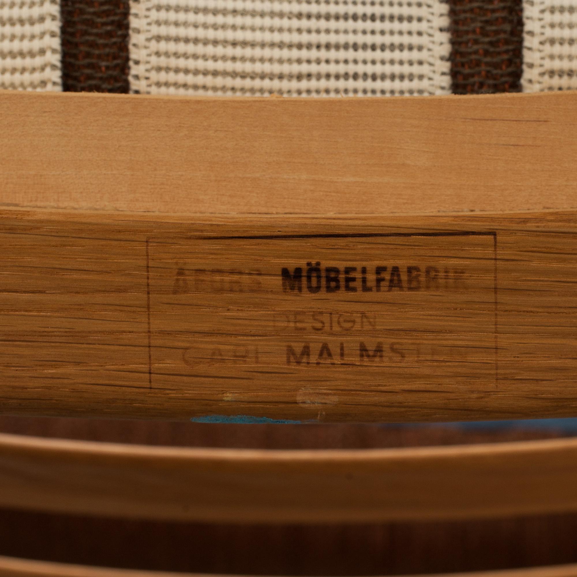 FÅTÖLJ, "Stora fjäderbrickan" Carl Malmsten.