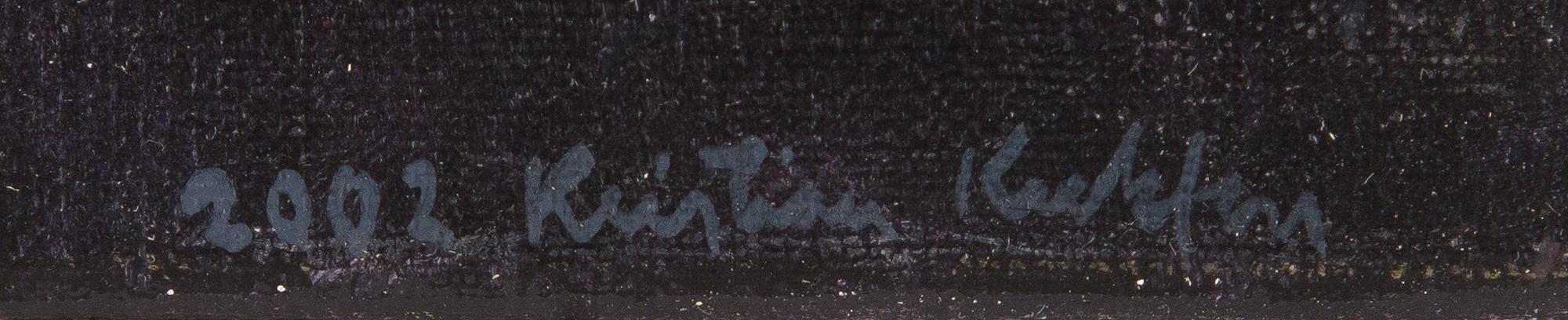 Kristian Krokfors, olja på duk, signerad och daterad 2002.