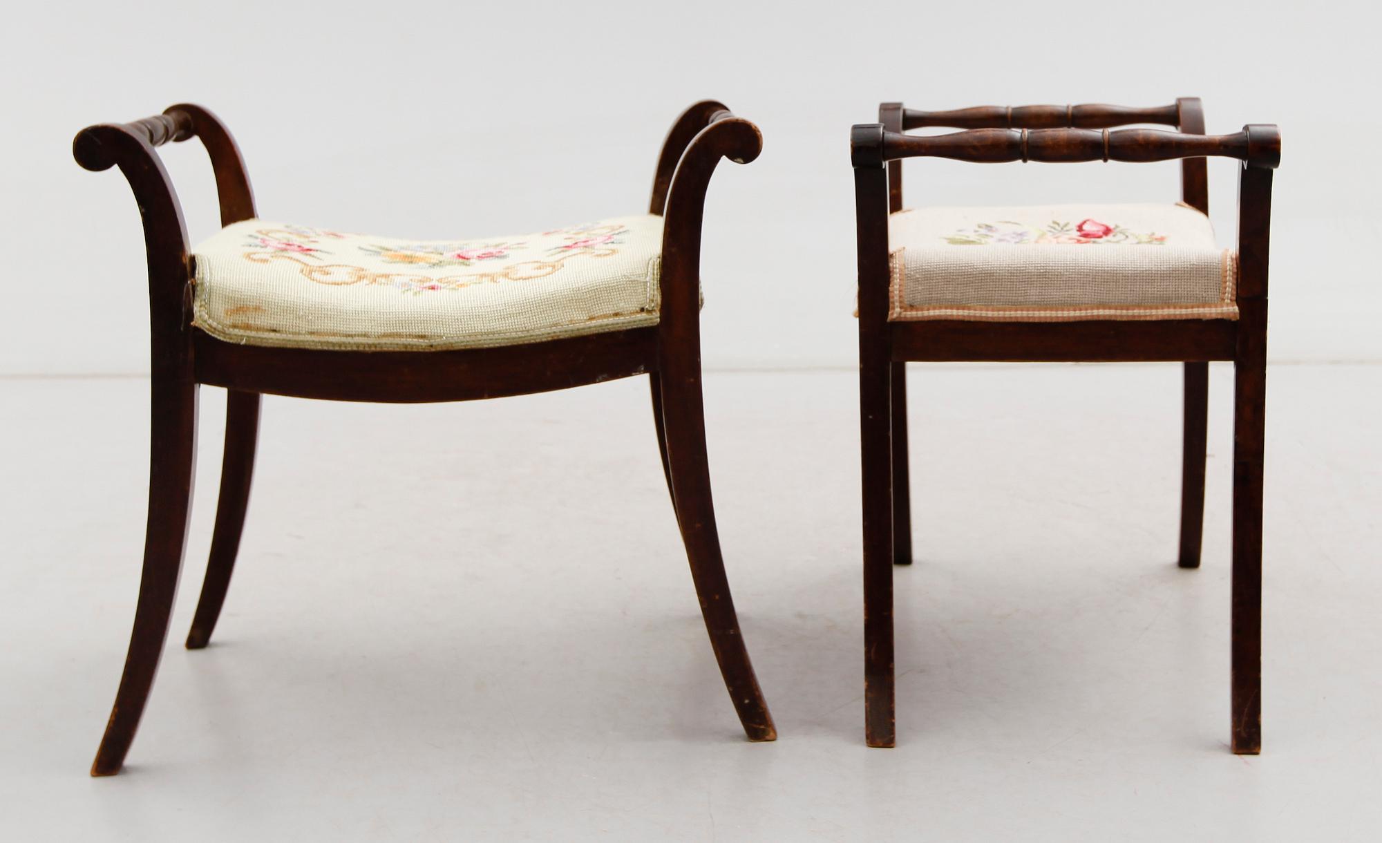 BANKETTER, 1 par, empire, 1800-talets mitt.
