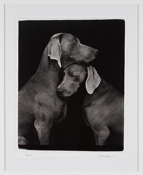 WILLIAM WEGMAN, a signed photograph, dated -09.