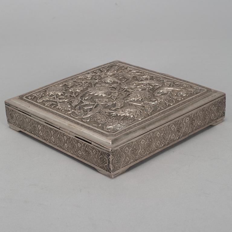 A silver box, first half of the 20th century.
