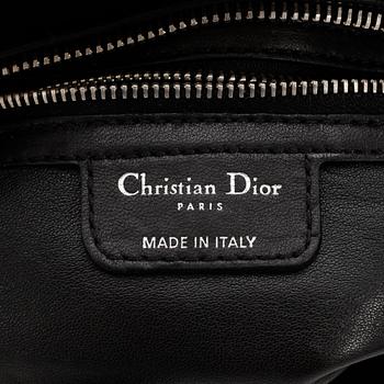 CHRISTIAN DIOR, a black leather "Lady Dior" bag.