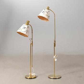 Floor lamps, two similar, Falkenberg, late 20th century.