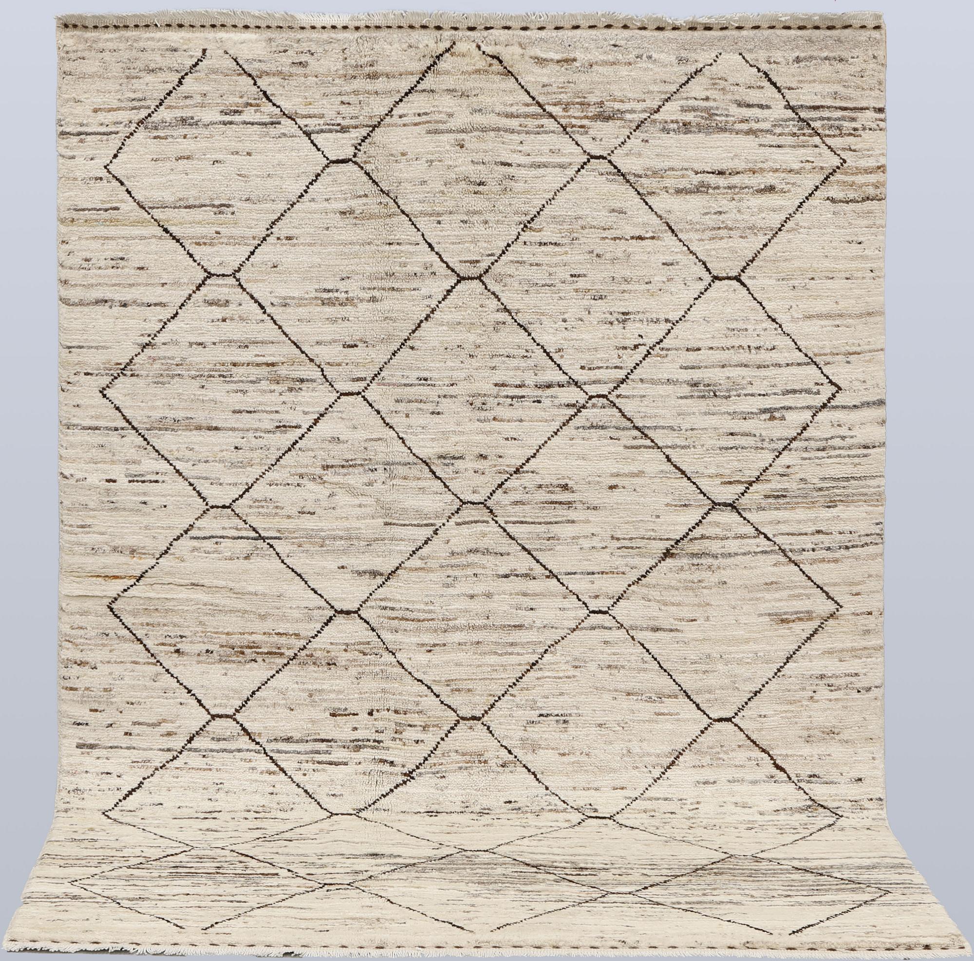 A Moroccan-design carpet, c. 205 x 145 cm.