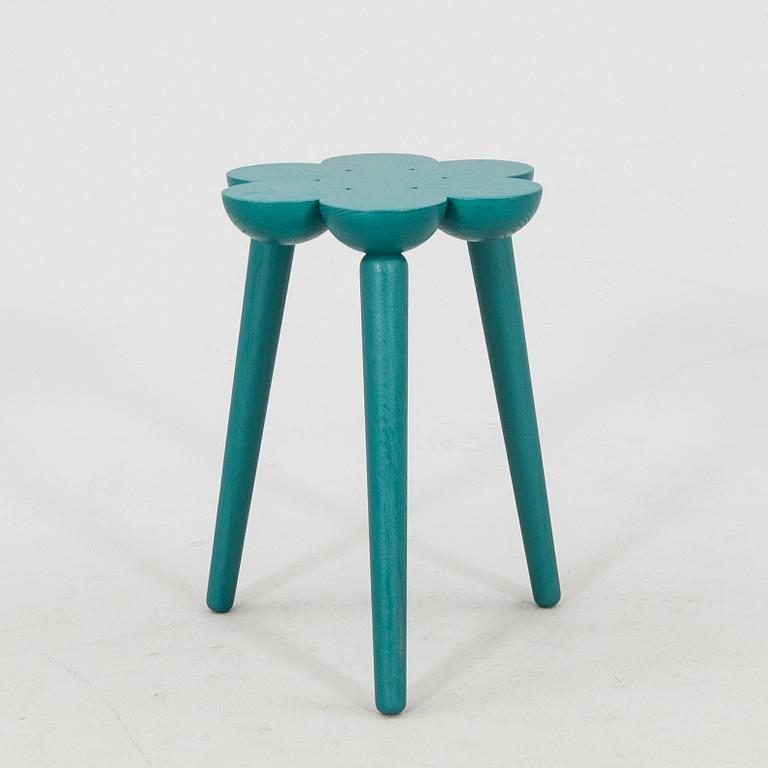 Lisa Hilland, stool "Smyltha" for Myltha, signed 2023, unique.