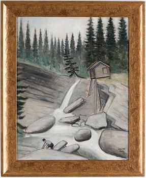 EINAR JOLIN, oil on panel, signed Jolin and dated Åre 1934.