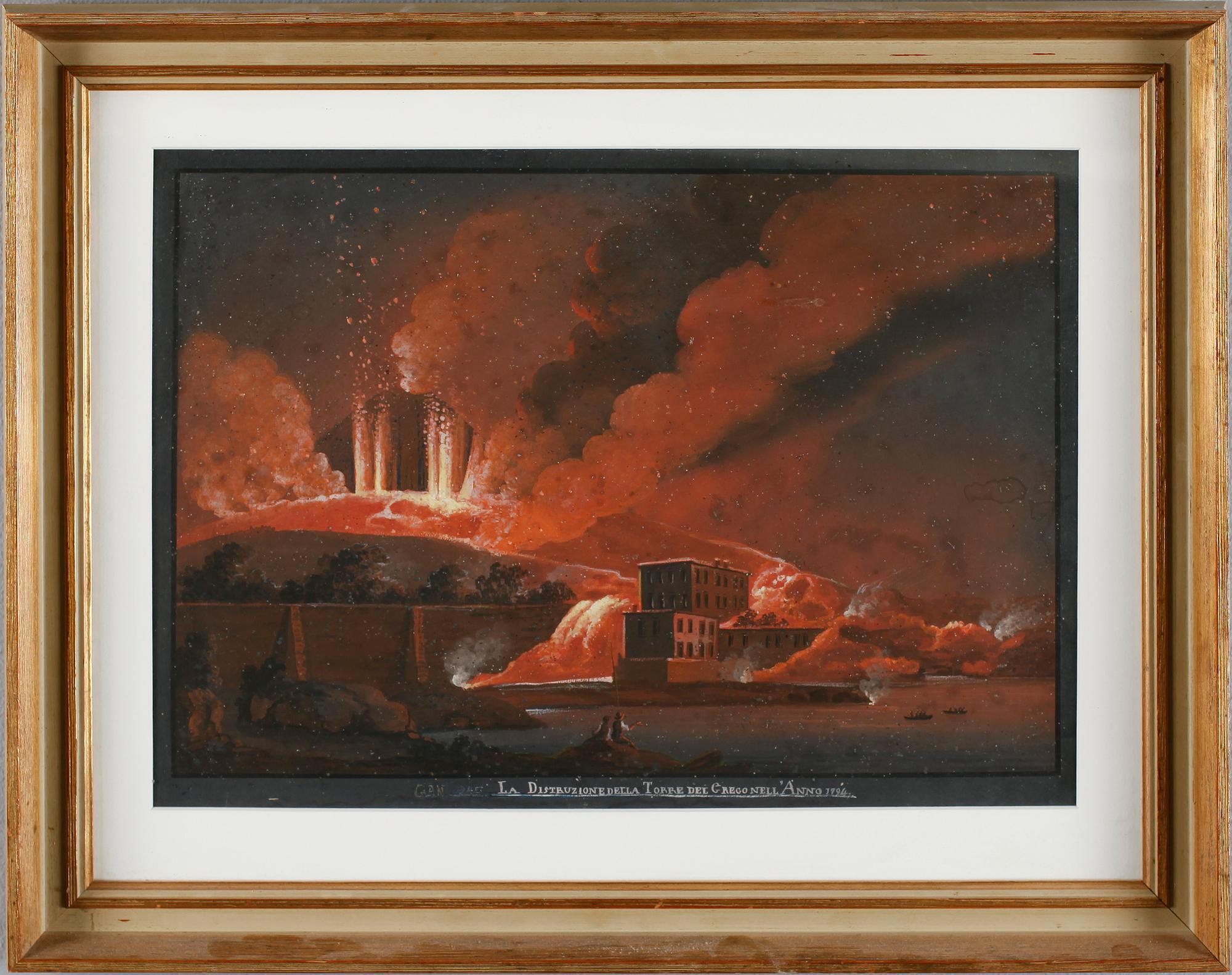 OKÄND KONSTNÄR, gouache, Italien, 1700-/1800-tal.