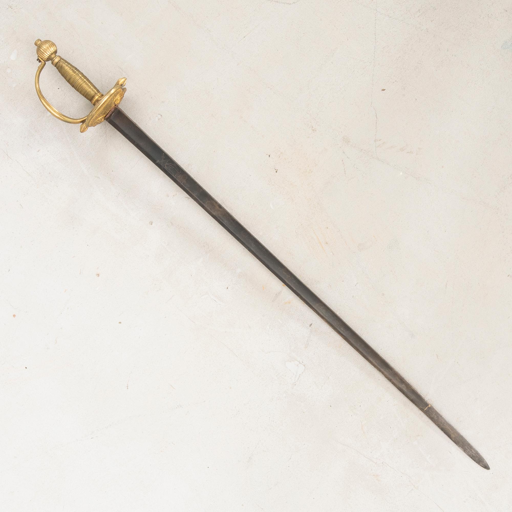 A Swedish infantry officer's sword 1820s/1830s.