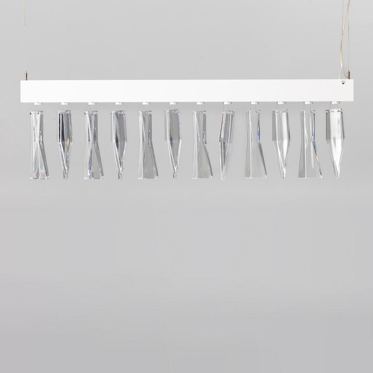 Lena Bergström, a 'Prismi' ceiling lamp, Orrefors & Zero, 2007.