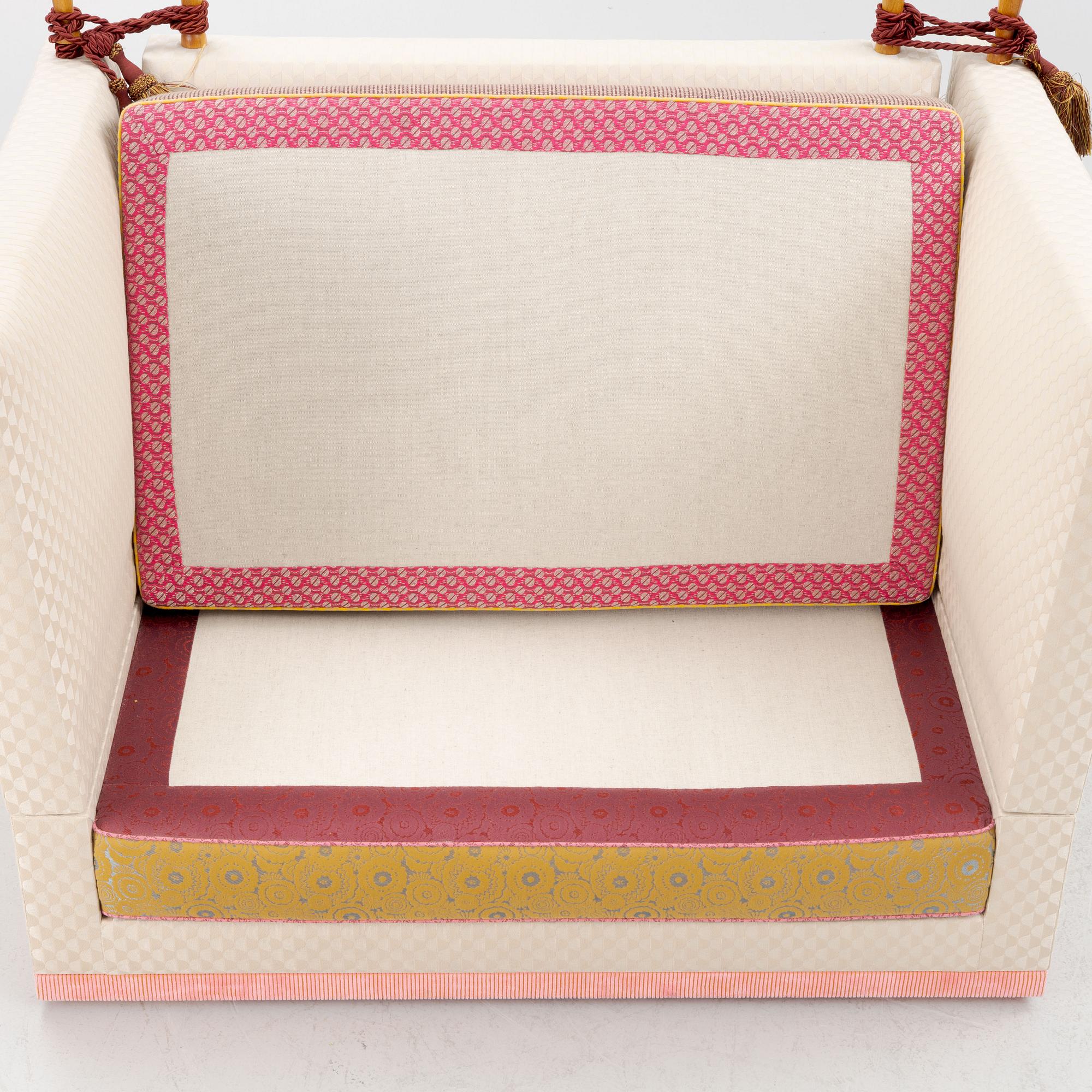 Ewa Alpsten, unique armchair, journeyman's test at Carl Malmsten Furniture Studies, 2010.