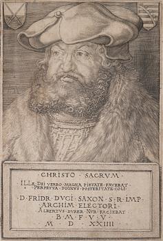 736. Albrecht Dürer, "Christo Sacrum" (Frederick Duke of Saxony).