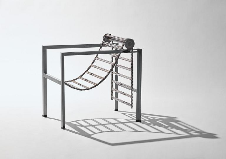 Paolo Pallucco, & Mireille Rivier, fåtölj, "Barba D'Argento", Pallucco, Italien, efter 1986.