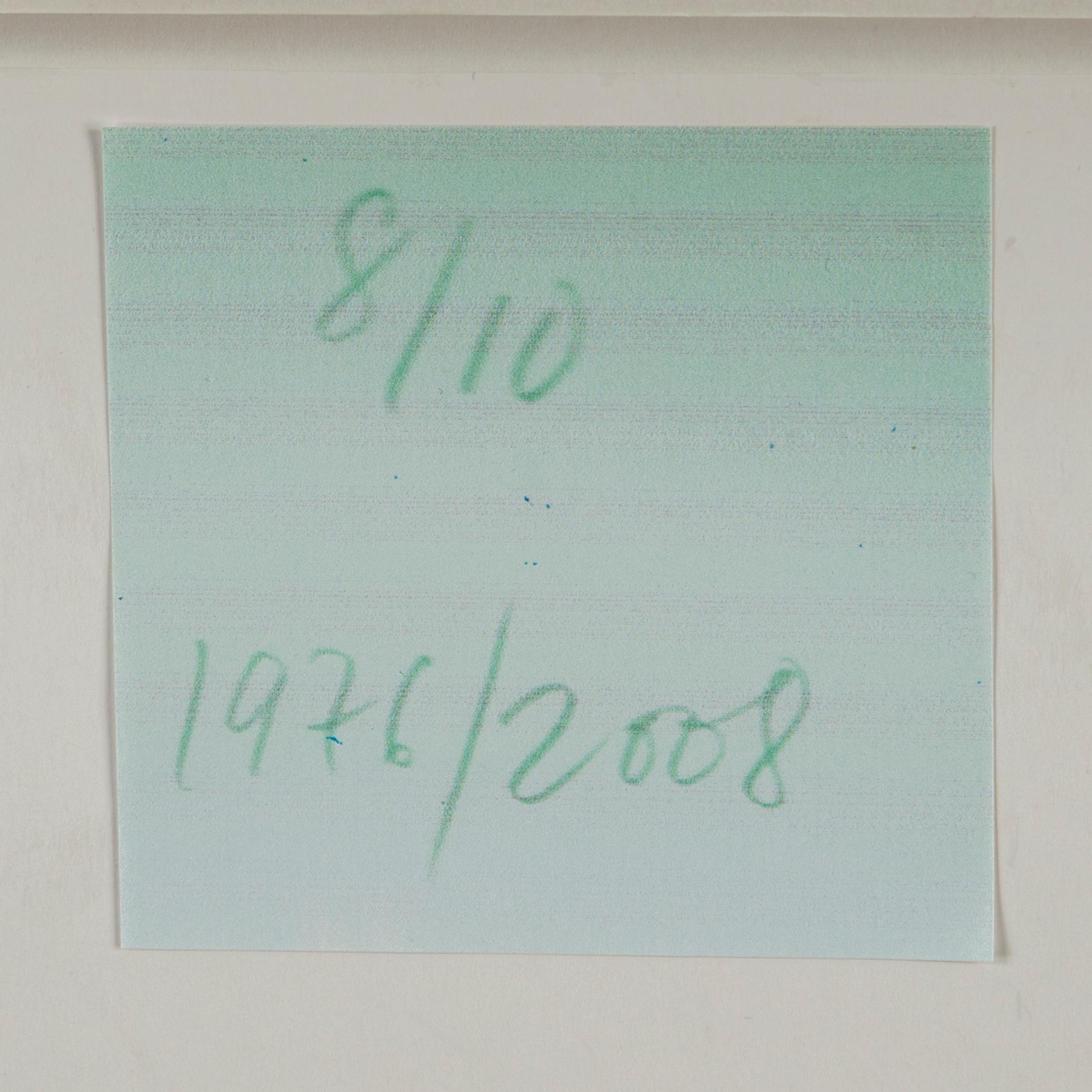 HANS GEDDA, gelatin silver print signed Hans Gedda. Also numbered 8/10 and dated 2008 on verso.
