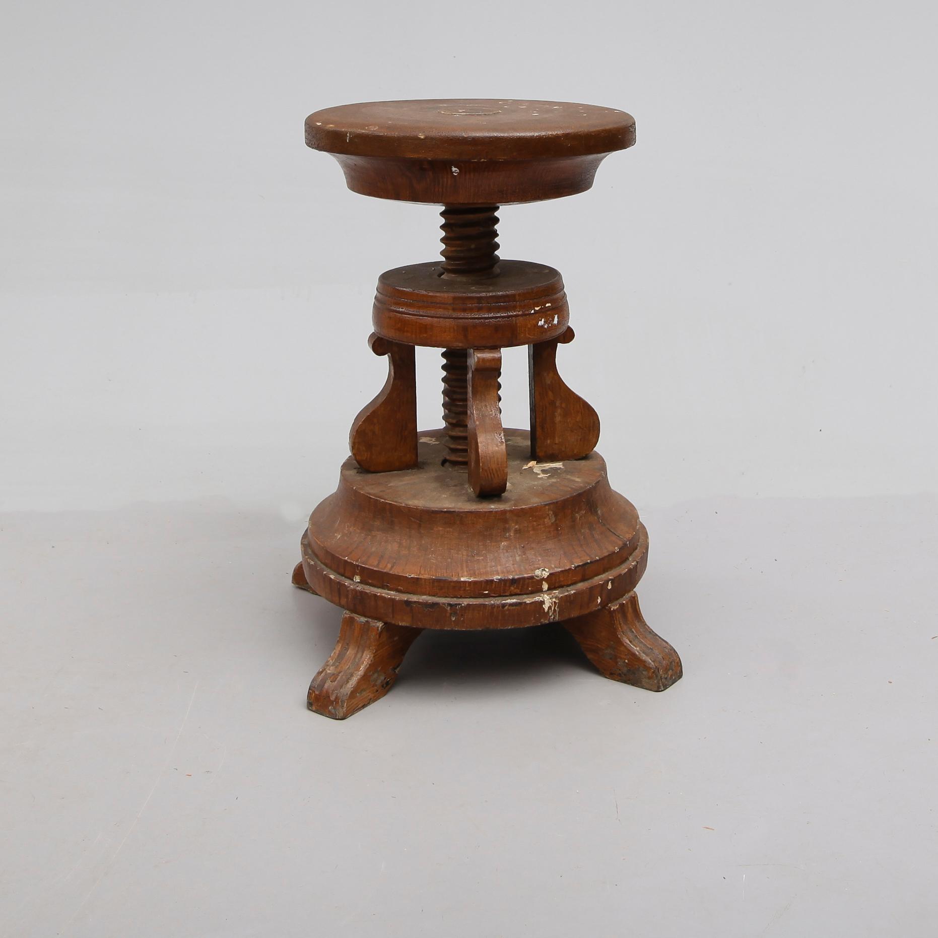 ORGELPALL, 1800-talets andra hälft.