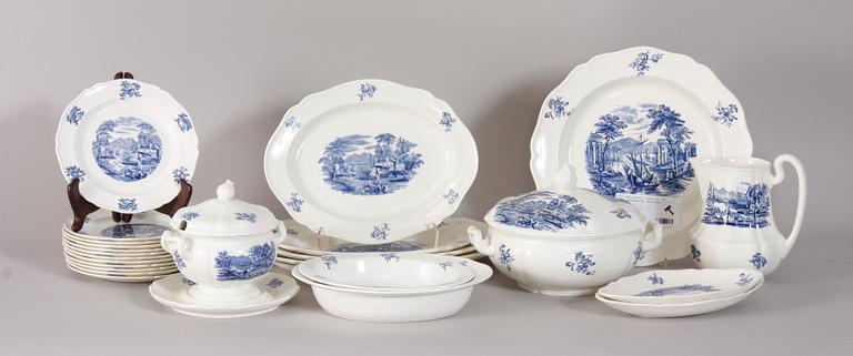 MATSERVIS, 70 delar, porslin. Wedgewood, England.