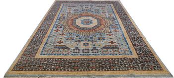 A carpet, Mamluk Design, ca 364 x 254 cm.