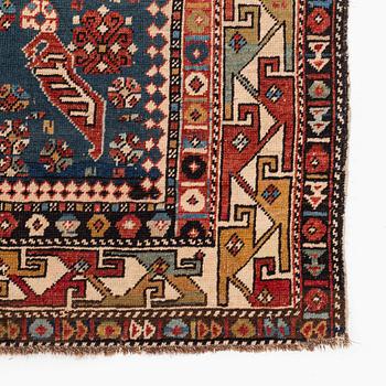 An antique Bidjov rug East Caucasus, c. 163 x 115 cm.